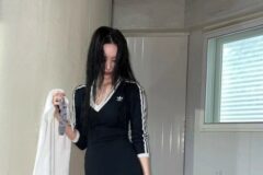 선미 워터밤 화제 의상 아디다스 원피스 가격은?