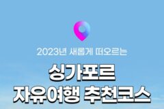 [싱가포르 여행] 나만 알고싶은 싱가포르 자유여행 코스! 색다른 매력의 관광지&체험 추천! (+여행경비)