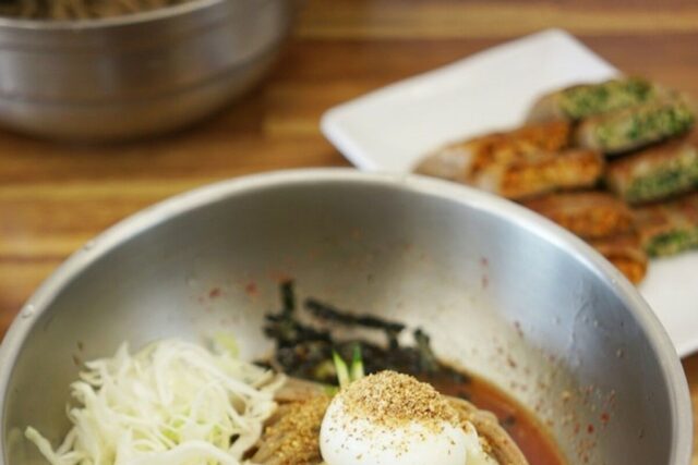 운양동맛집 고소한 평창진부막국수