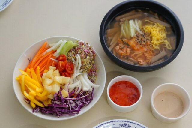 다이어트식단 마이셰프 도토리묵사발 월남쌈 밀키트