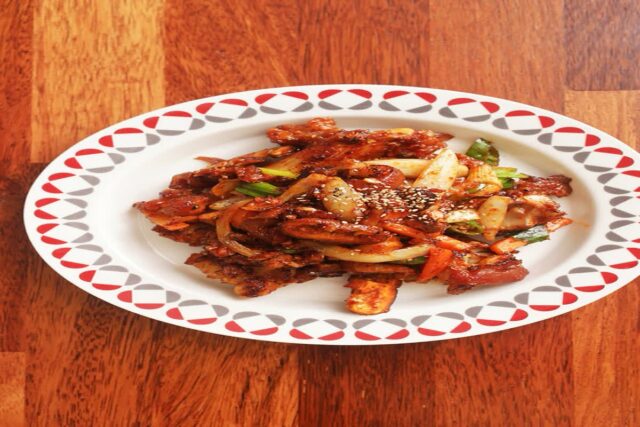 매운 불족발양념, 남은족발요리 불족발 만들기