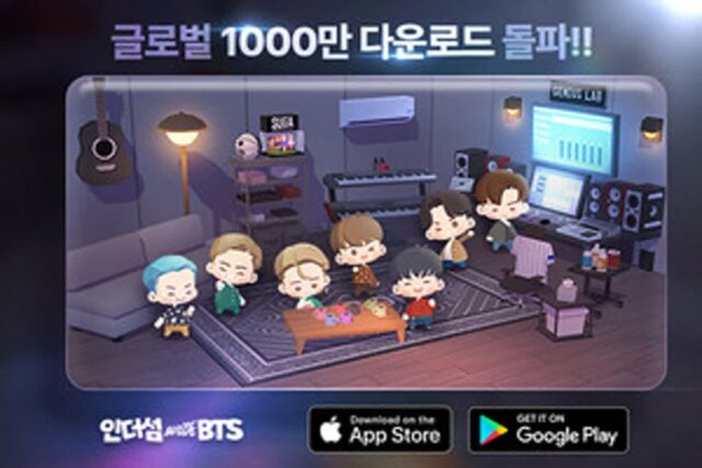 3매치 퍼즐게임 ‘인더섬 with BTS’, 1,000만 다운로드 돌파