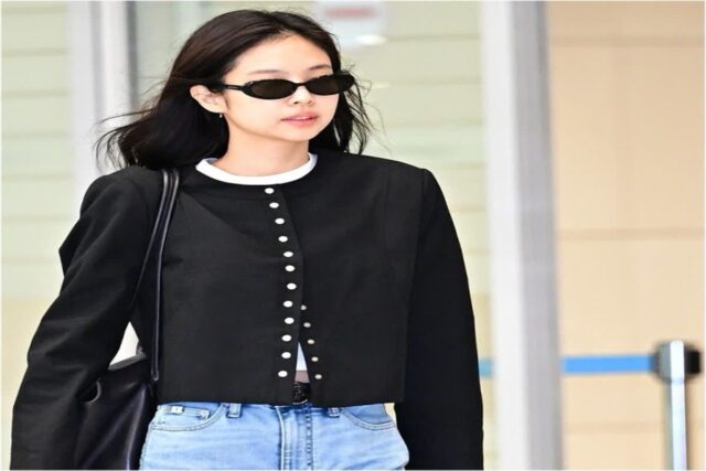 제니 공항패션 메종마레 크롭자켓 더로우 가방 가격은?
