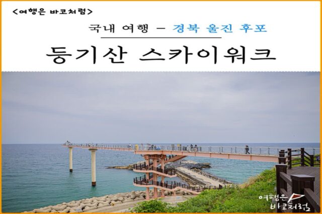 울진 후포 등기산 스카이워크 산책 입장료 무료, 전복죽 맛집 동심식당 근처!