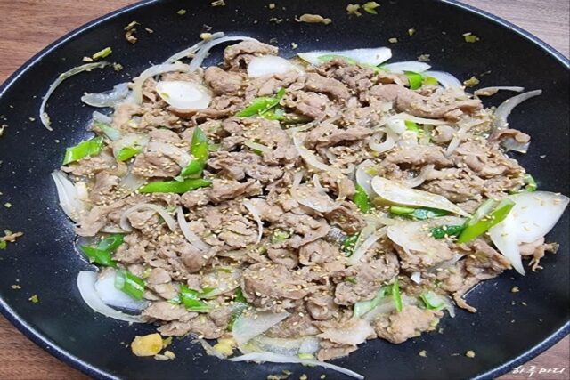 [돼지불고기/레시피] 단짠단짠! 초간단 돼지불고기 황금레시피