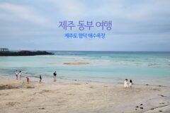 제주 동부 여행 제주도 함덕 해수욕장 제주바다