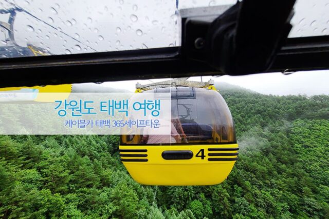 강원도 태백 여행 케이블카 태백 365세이프타운