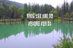 [북해도 3박 4일 여행 코스] 홋카이도 삿포로 가볼만한 곳 비에이 흰 수염폭포&청의 호수(아오이이케)