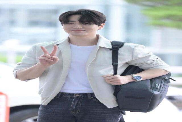 연예인 공항 패션 이준혁 빅토리녹스 가방, 남자 손목시계