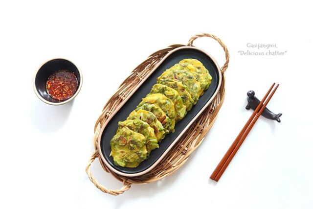 비 오는 날 음식 깻잎고추전 만드는 법 간단한 점심메뉴 깻잎전 바삭 야채전