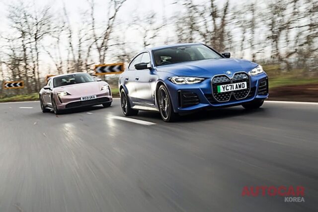 BMW i4 M50, 타이칸 상대가 될까?