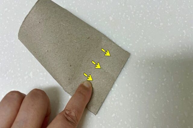 버리려던 ‘휴지심’을 살짝 눌러주었더니!?