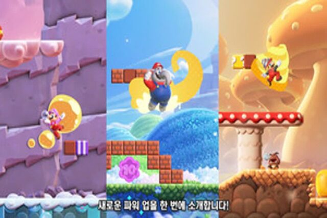 쿠파의 움직이는 성? ‘슈퍼 마리오브라더스 원더’ 새소식 정리
