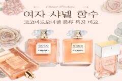 여자 샤넬 향수 코코마드모아젤 종류 특징 비교