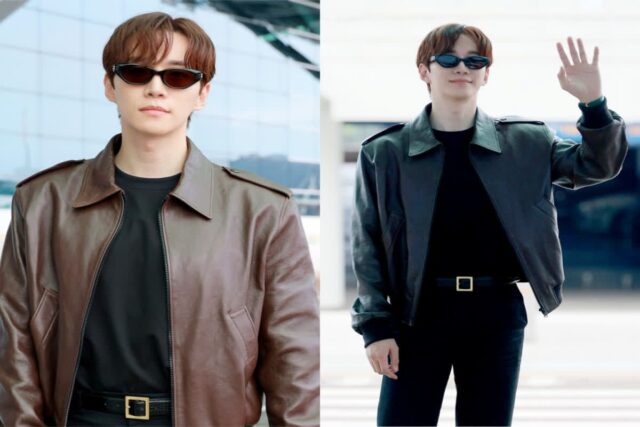 이준호, 시크한 선글라스 공항패션 눈길