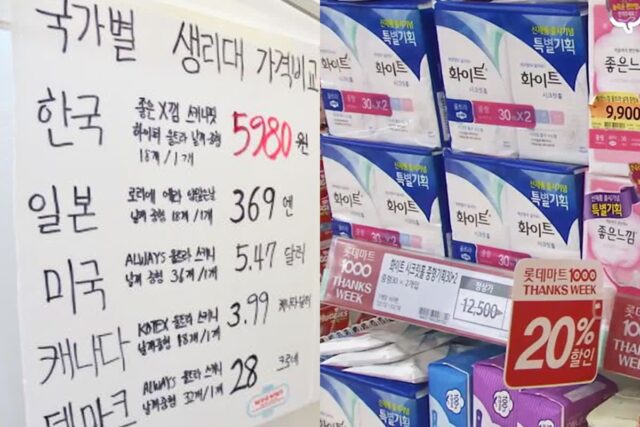 미국, 일본에 비해 무려 두 배… 국내 생리대 가격이 유독 비싼 이유