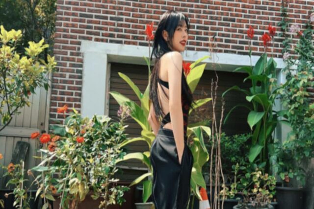 서동주, 짙은 버건디립+백리스 보디슈트…뱀파이어 비주얼