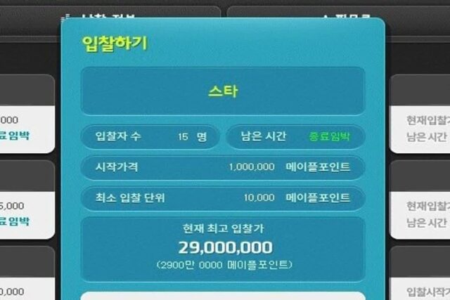 “게임 닉네임이 차 한 대 값?”…넥슨, 메이플 닉네임 경매장 ‘활발’