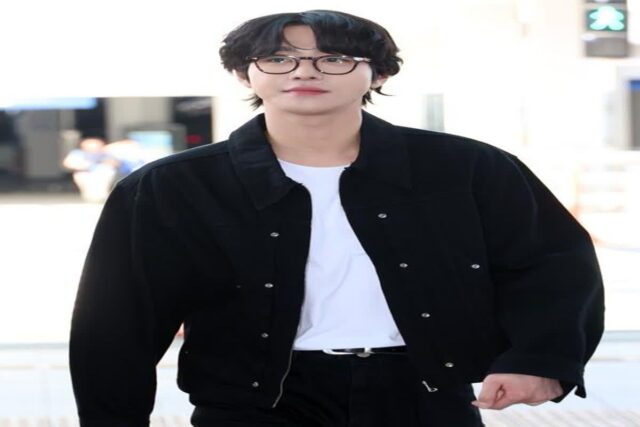 안효섭 공항패션 뿔테안경 브랜드 스펜서(SPENSER)