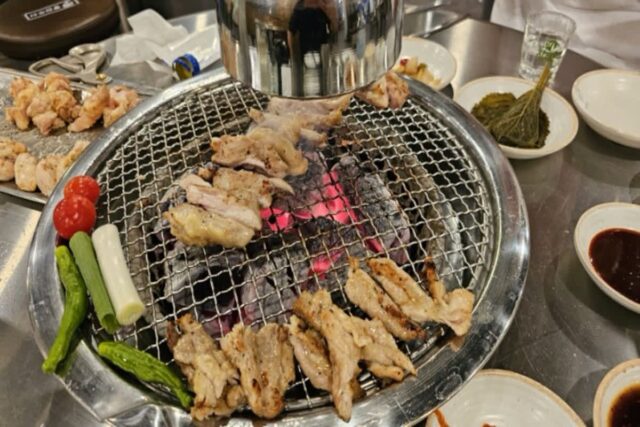 영등포구청맛집 계모임 고소한 닭구이 독특한 식감으로 끝내주는 회식맛집