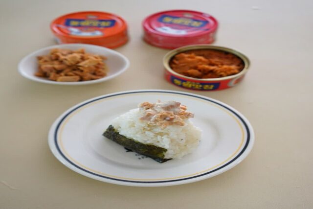 동원맛참 참기름참치, 참치마요 주먹밥 만들기