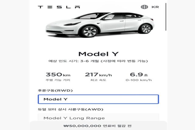 30분동안 모델Y 5000만원에 내놓은 테슬라…단순 오류?