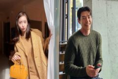 니트가 생각나는 날씨… 임윤아, 김우빈의 니트 스타일링