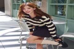 이나연 인스타 로라로라 니트 가을 코디