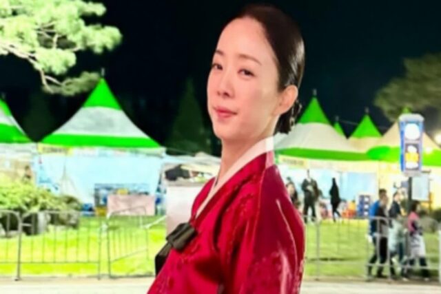 박은영 아나운서, 한복+쪽머리로 고운 맵시 자랑