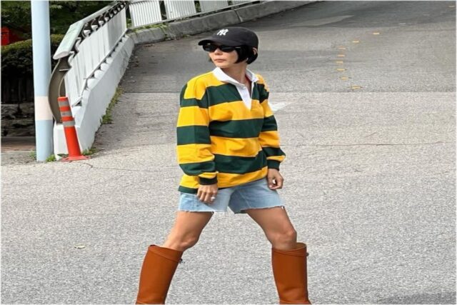 김나영 롱부츠 데일리룩 에르메스 켈리 점핑 부츠 가격은?