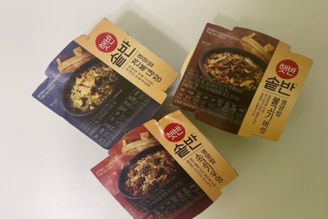 햇반 솥반 3종 전복내장, 소고기우엉, 불고기버섯영양밥