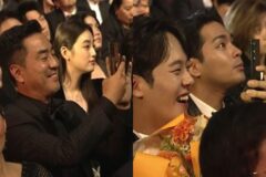 관객석에서 사진찍느라 바쁜 배우들, 알고 봤더니…