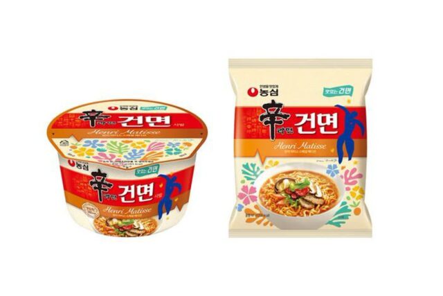 농심 신라면건면, ‘앙리마티스’ 한정판 출시
