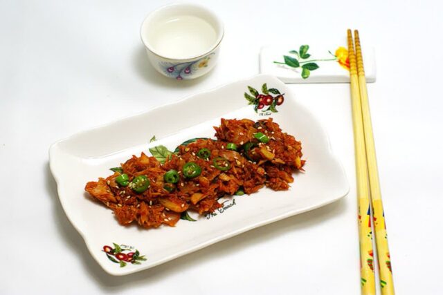 참치 캔 요리 간단한 반찬 참치볶음 만들기