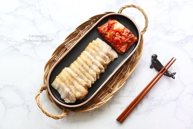 무수분삼겹살수육 만드는 법 보들보들 삼겹살보쌈 통삼겹살요리 고기반찬 집밥