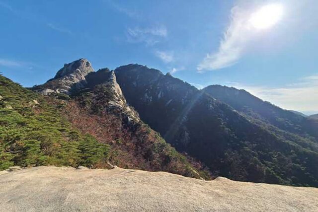 북한산등산코스 정상 백운대 숨은벽 코스 등산