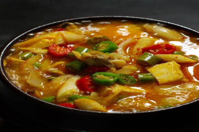 풋고추요리 고추 조개 된장찌개 재료 맛있게 끓이는법