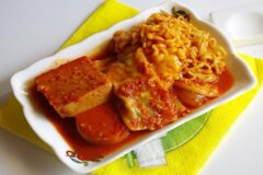 부대찌개 햄 소세지 라면 재료 양념장 소스 듬뿍! 만드는법