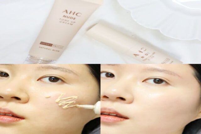 AHC 누드톤업크림 & 누드스틱 파데프리 톤업크림 추천 후기
