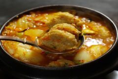 국찌개종류 얼큰 완자탕 만들기