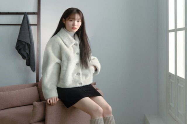 정채연, 코트도 구스다운도 로맨틱!