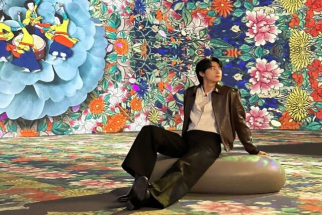 차은우, 꽃을 배경으로 만드는 돋보이는 비주얼