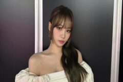 르세라핌 김채원, 시상식 맞아 드러낸 우아한 쇄골