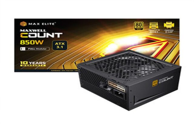 맥스엘리트, 파워 신제품 ‘카운트 850W ATX 3.1’ 출시