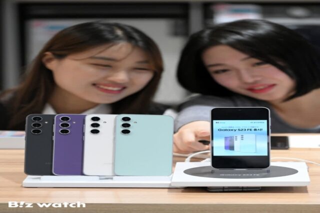 [포토]’네가지 색상’ 삼성전자 갤럭시S23 FE