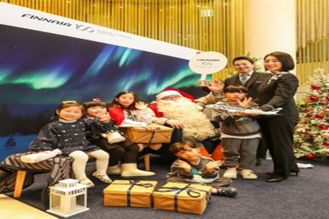 핀에어, 핀란드 공인 산타클로스 초청 ‘밋앤그릿’ 행사