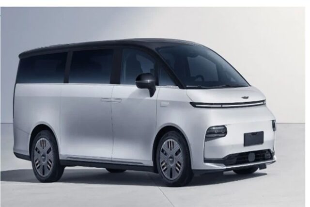 중국 지리그룹 런던전기차, 8인승 전기 MPV 사진 공개