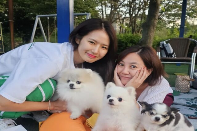고은아, 박기량과 반려견 동반 모임…”이보다 행복한 시간이 있을까”
