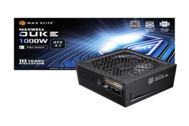 맥스엘리트, 1000W 80PLUS PLATINUM ATX 3.1 출시