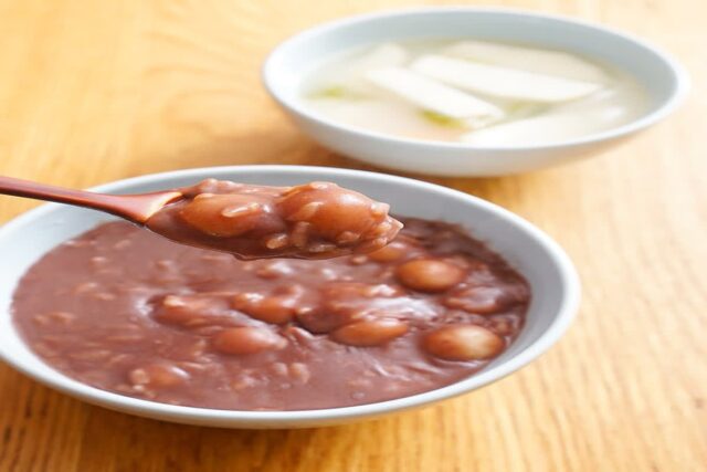 단팥죽 만들기, 동지 팥죽 끓이는법
